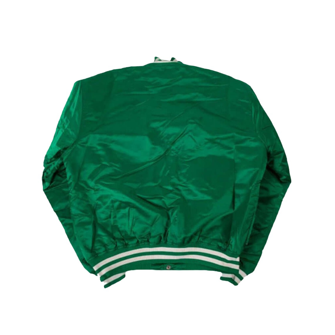 Boston Celtics Green Satin Jacket Back