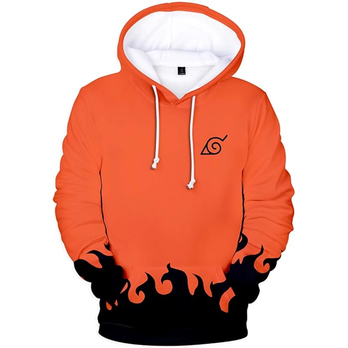  Japanese Anime NARUTO Uzumaki Pullover Sweatshirts