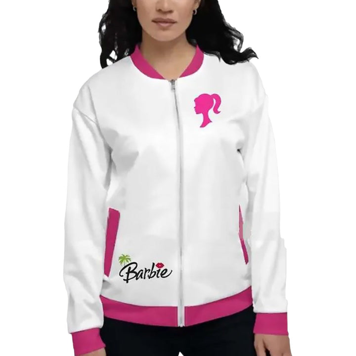 Barbie Racer Varsity Jacket