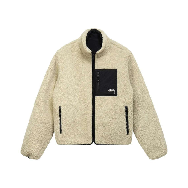 Dual tone 8 Ball Sherpa Jacket