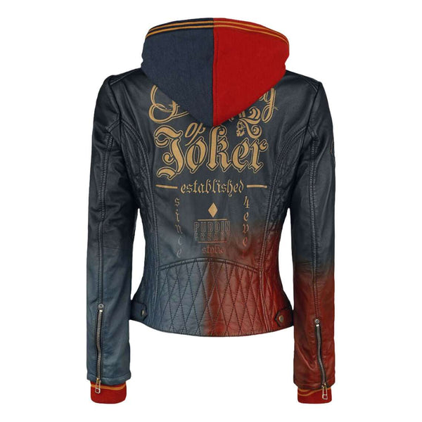 Daddys Lil Monster Hooded Leather Jacket