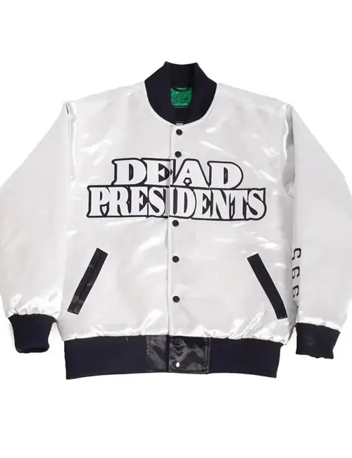 Headgear Classics Dead Presidents White Satin Jacket