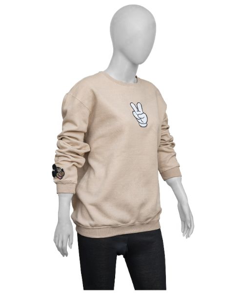 Mickey Mouse Peace Sign Sweatshirt