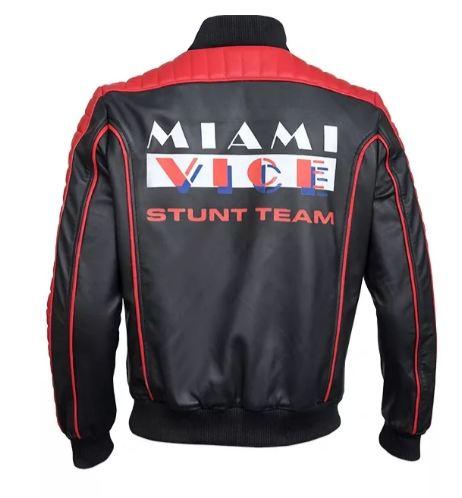 Ryan Gosling Miami Vice Black Leather Jacket