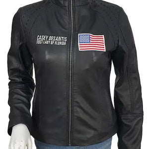 Casey Desantis Leather Jacket