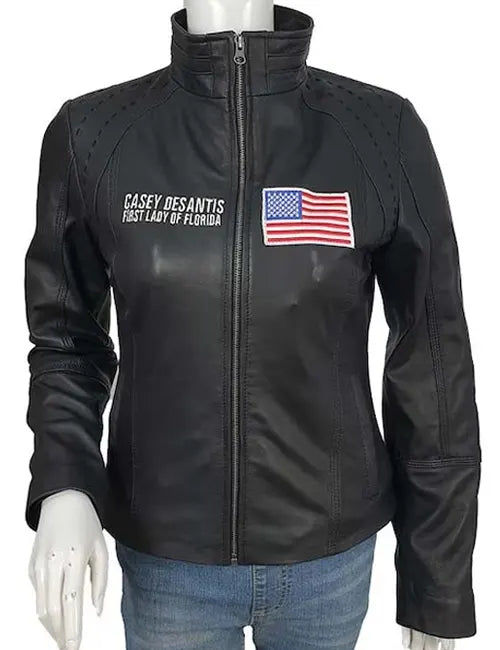 Casey Desantis Leather Jacket