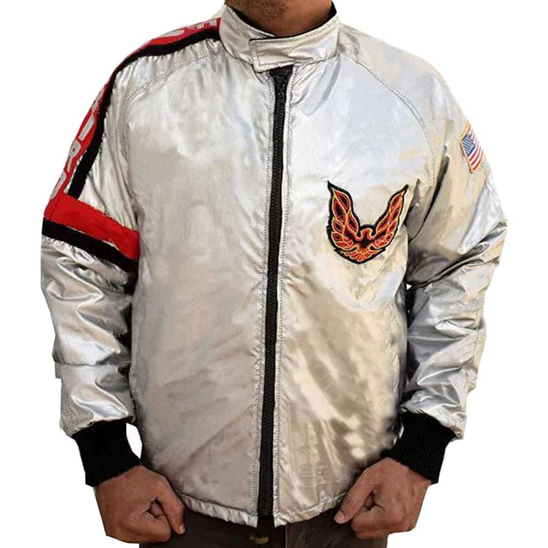 Hooper Burt Reynolds Silver Satin Jacket
