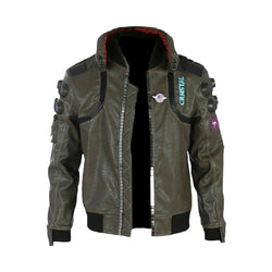 Cyberpunk Samurai Leather Jacket