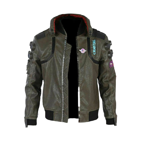 Cyberpunk Samurai Leather Jacket