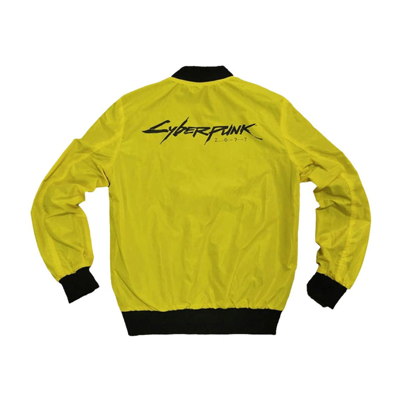 Cyberpunk Bomber Yellow Jacket